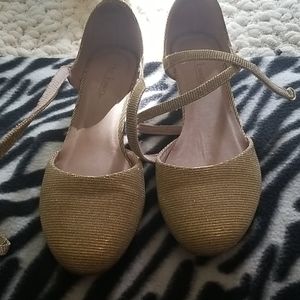 SOLD! Sparkly gold shoes
